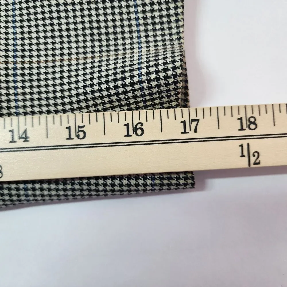 JOS.‎ A. BANK HOUNDSTOOTH SILK/WOOL BLEND BLAZER 44L
